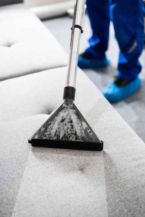 close up of upholstery cleaning service valencia ca